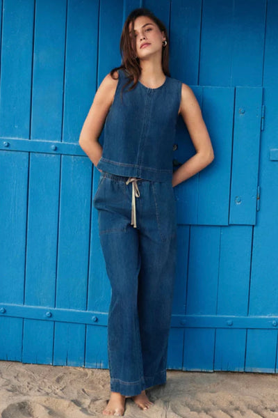 daycation denim utility pant – allure boutique