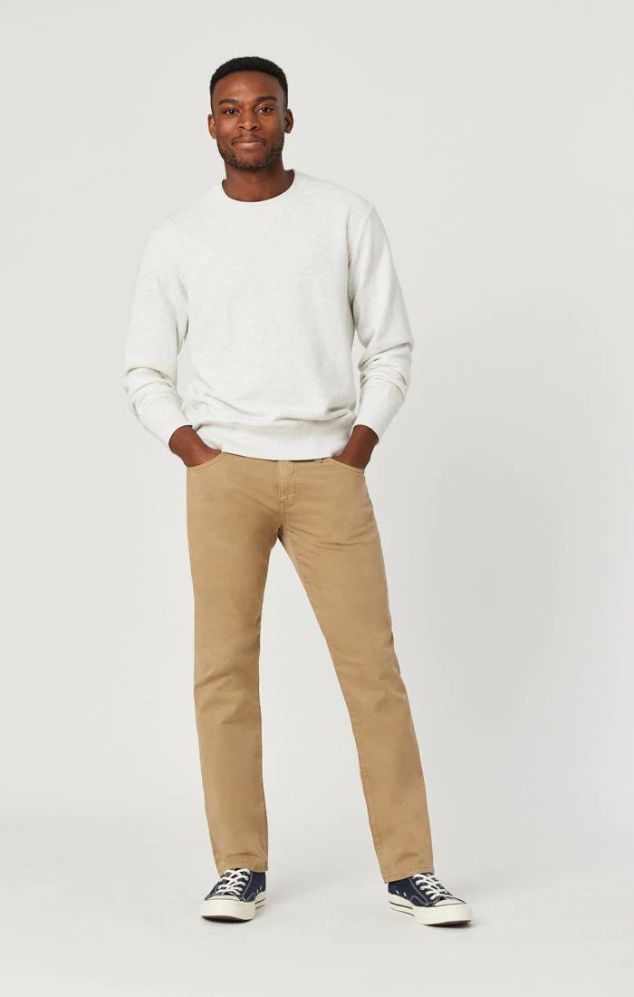 zach british khaki twill pants