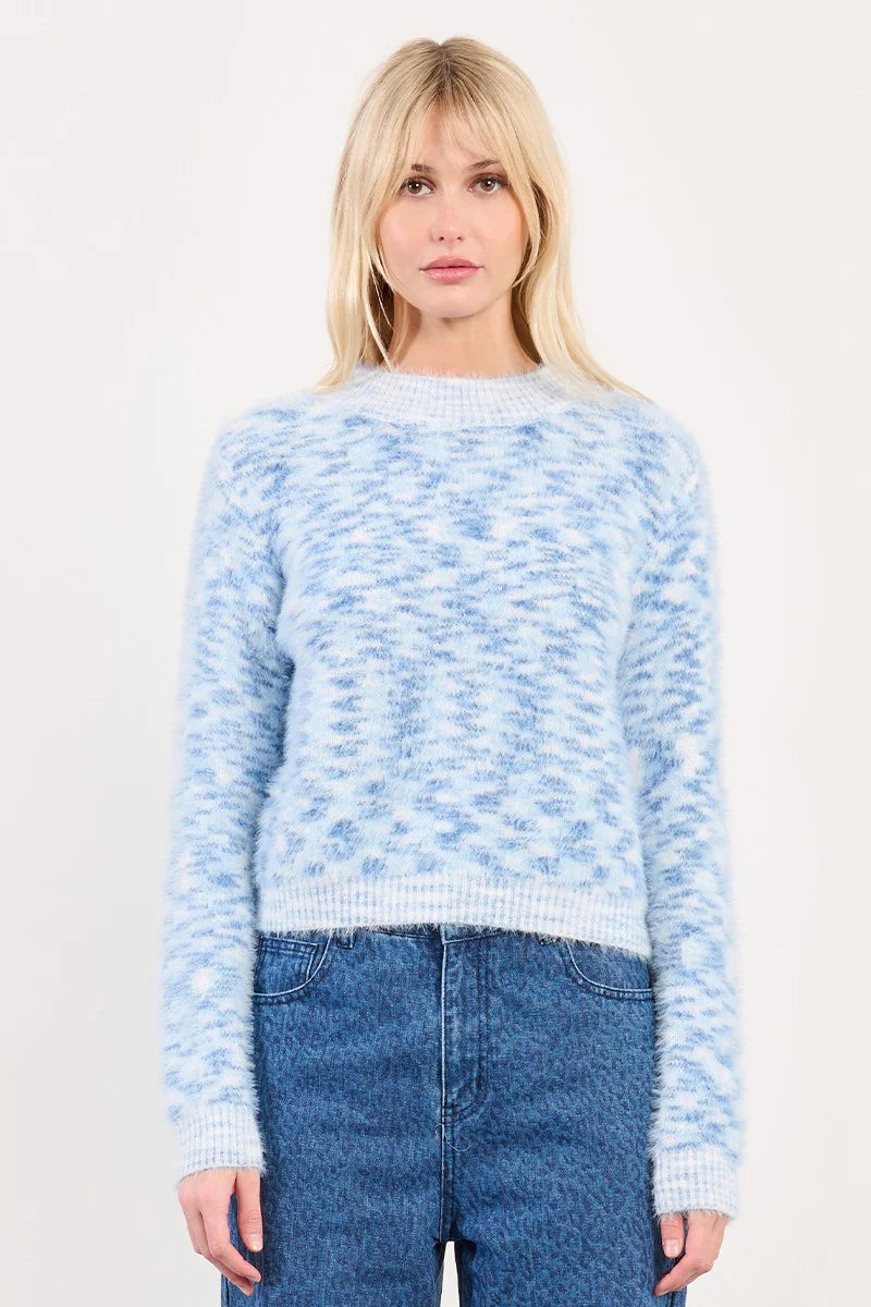 tie dye sweater | blue