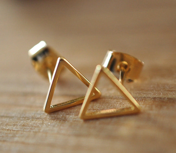 triangle earrings