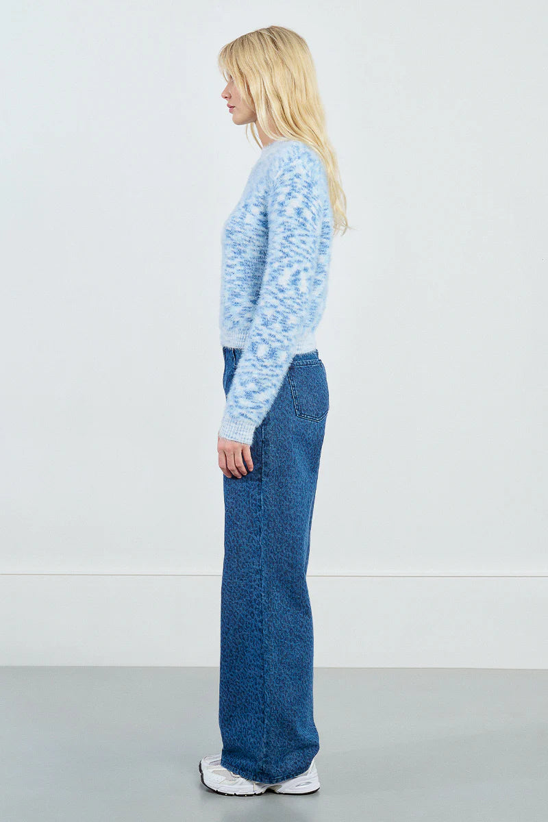 tie dye sweater | blue