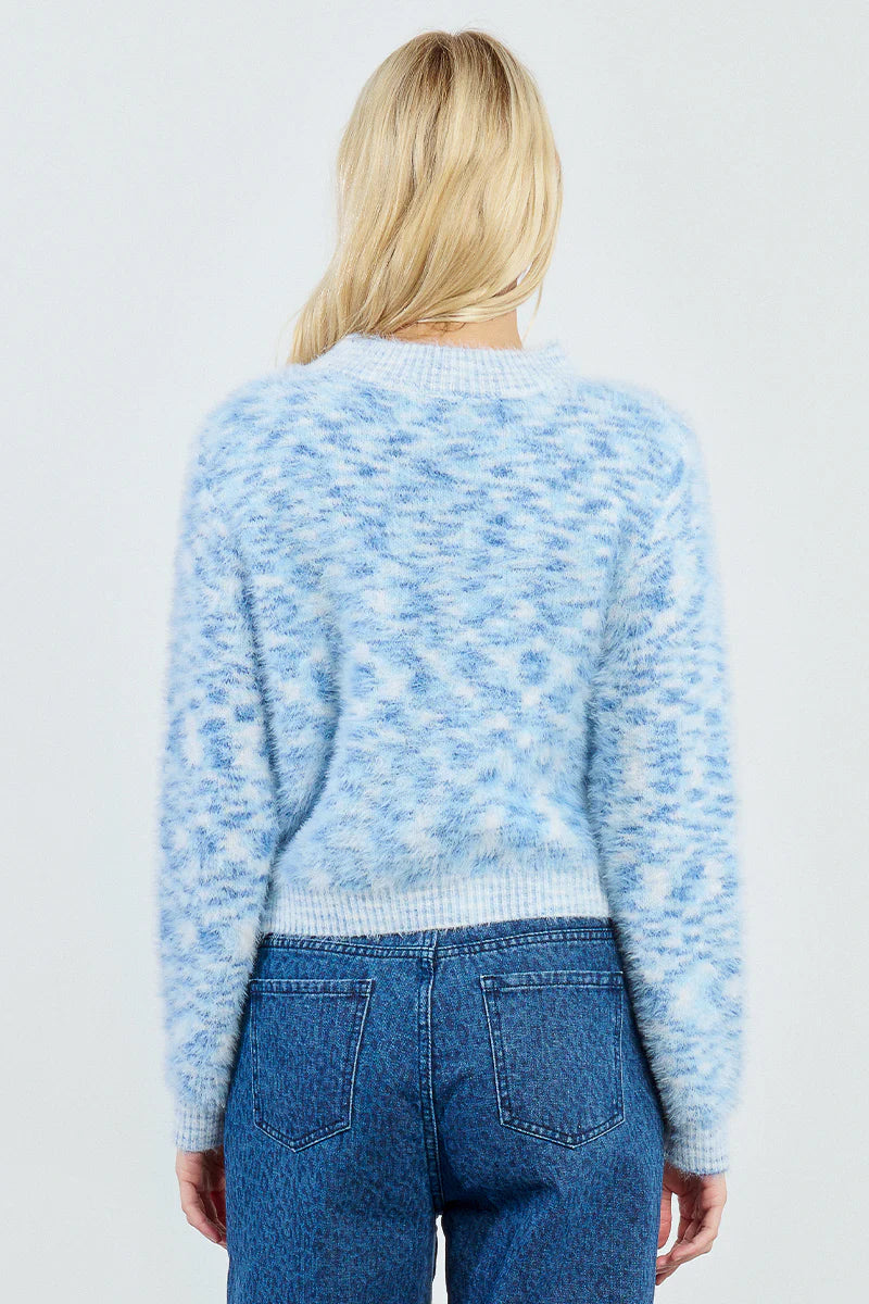 tie dye sweater | blue