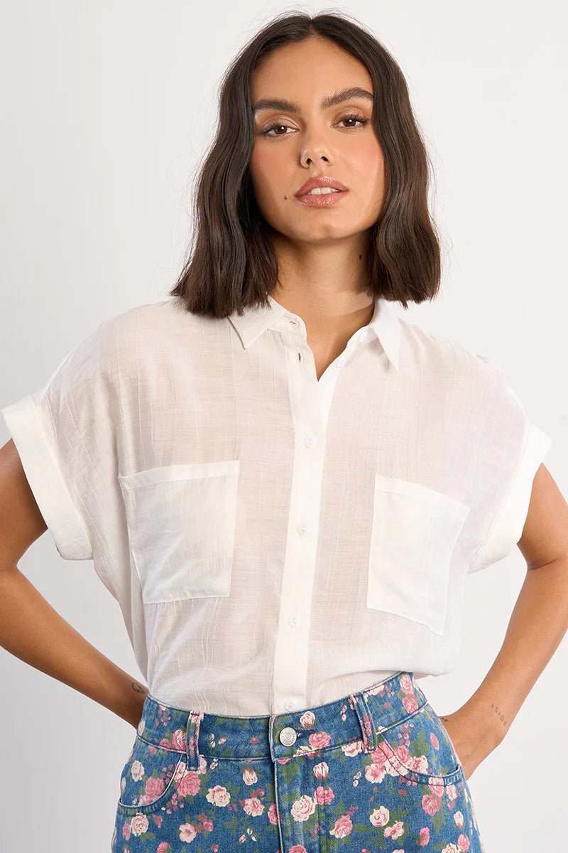 timeless flowy shirt