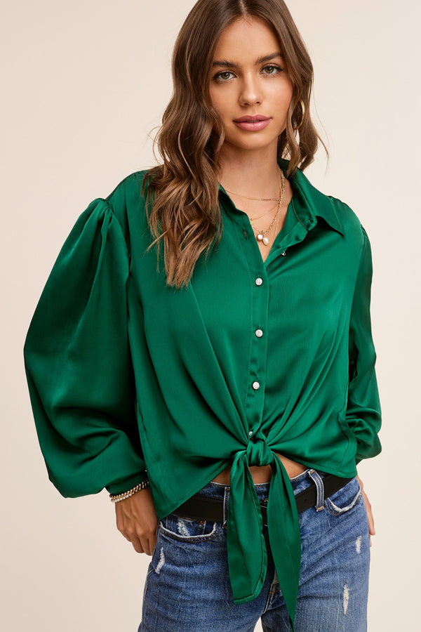 marci shirt | emerald