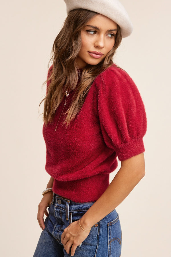 rosalia sweater - sangria