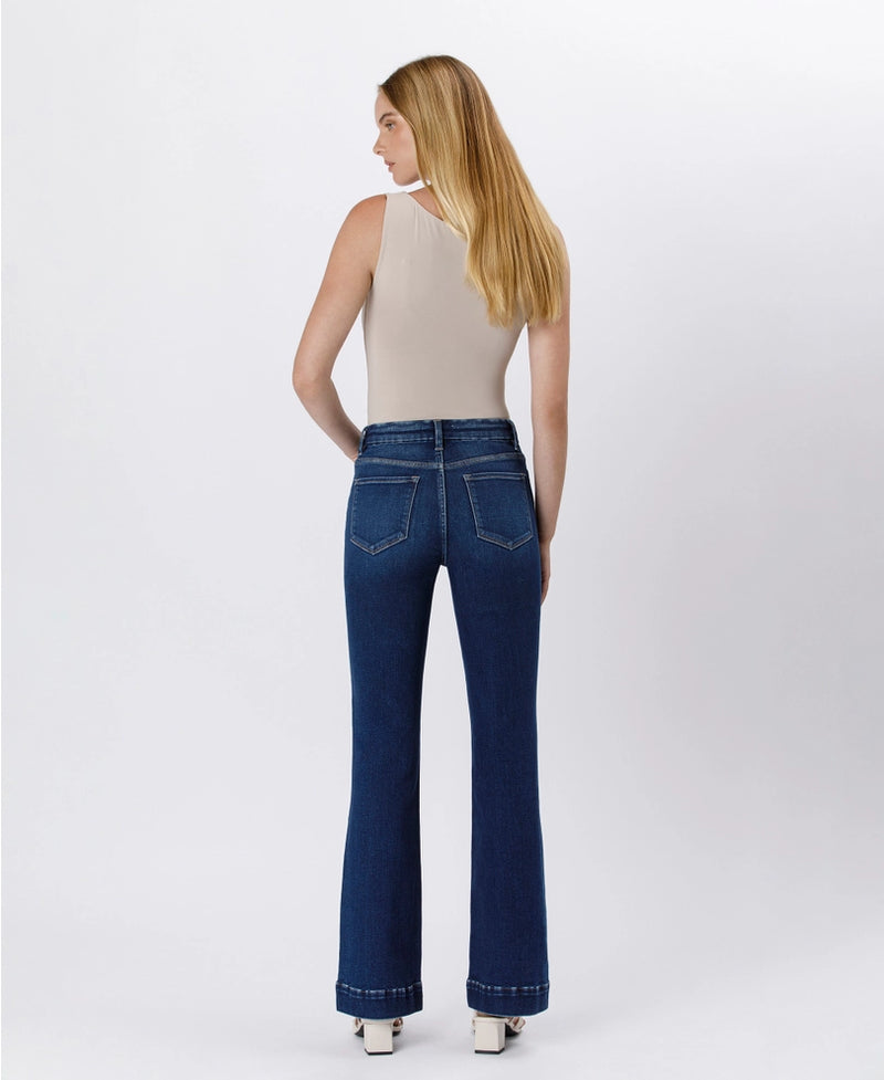 trouser hem bootcut jeans