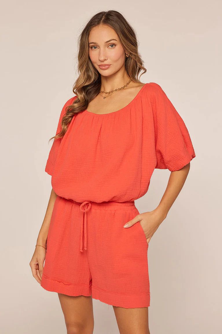 wyatt top | coral