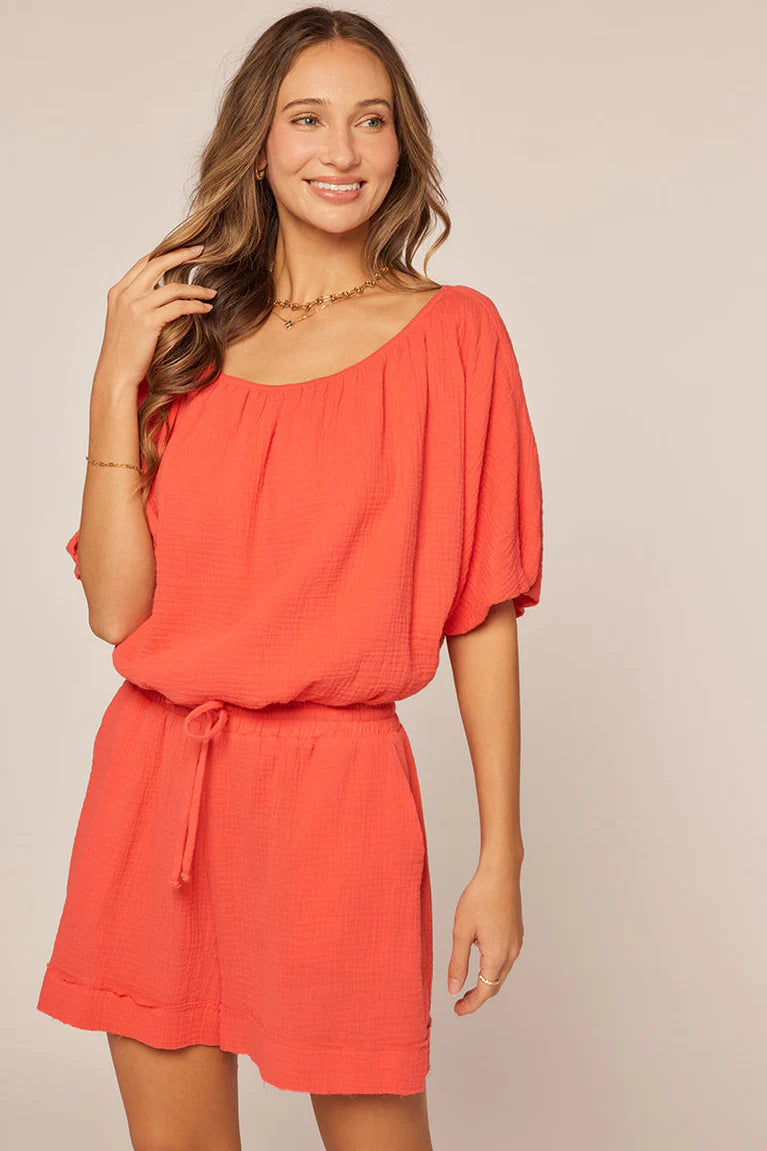 wyatt top | coral