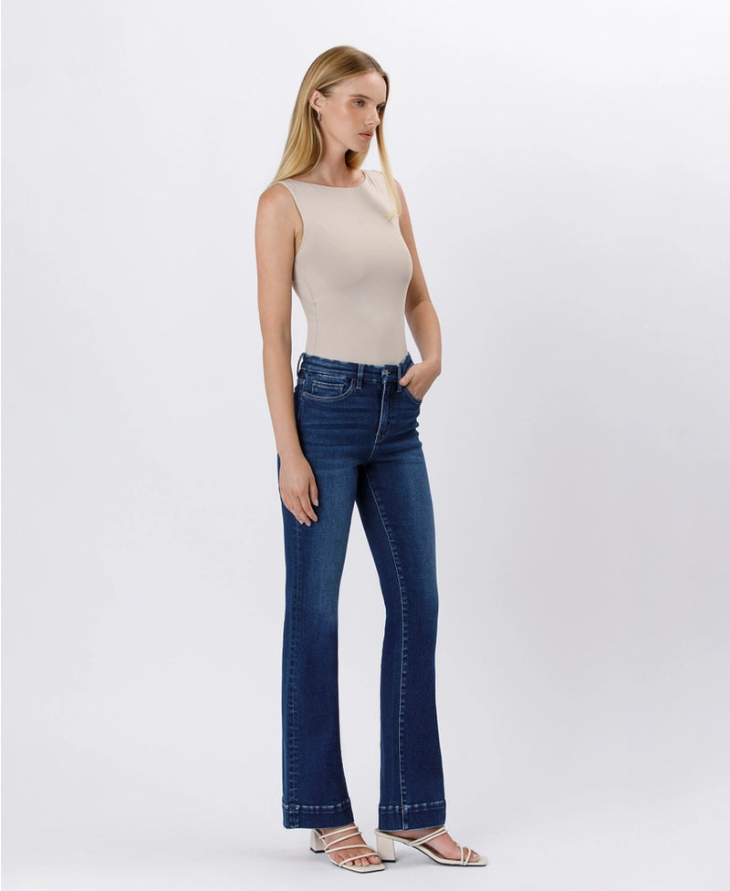 trouser hem bootcut jeans