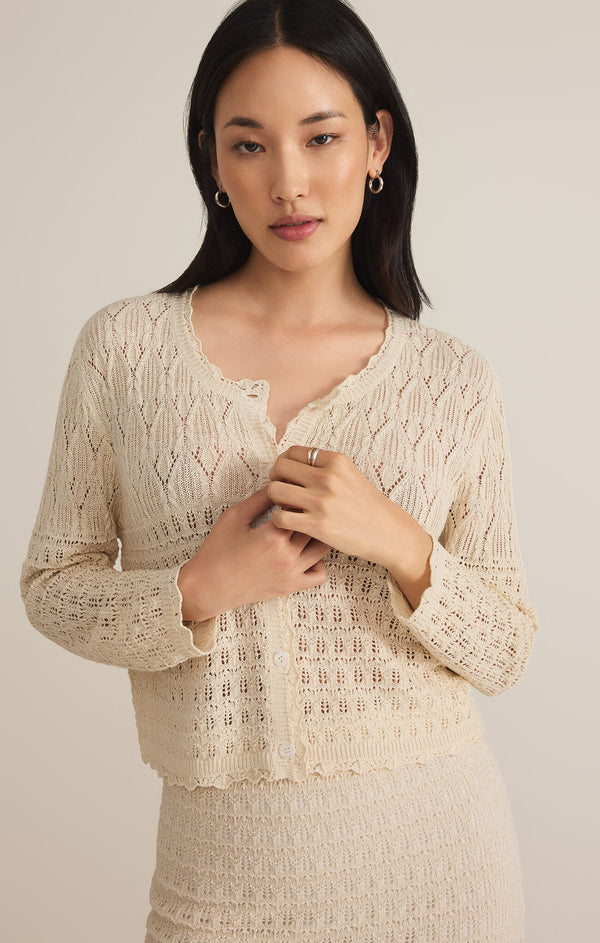 crochet cardigan | sea salt