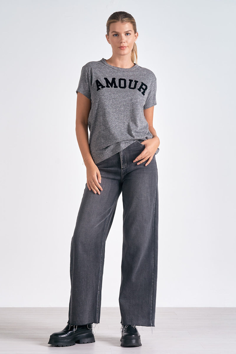 amour tee | grey