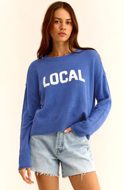sienna blue wave local sweater