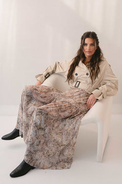 short trench jacket | natural