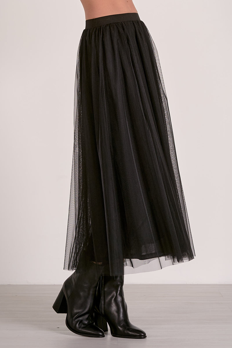 tulle skirt | black