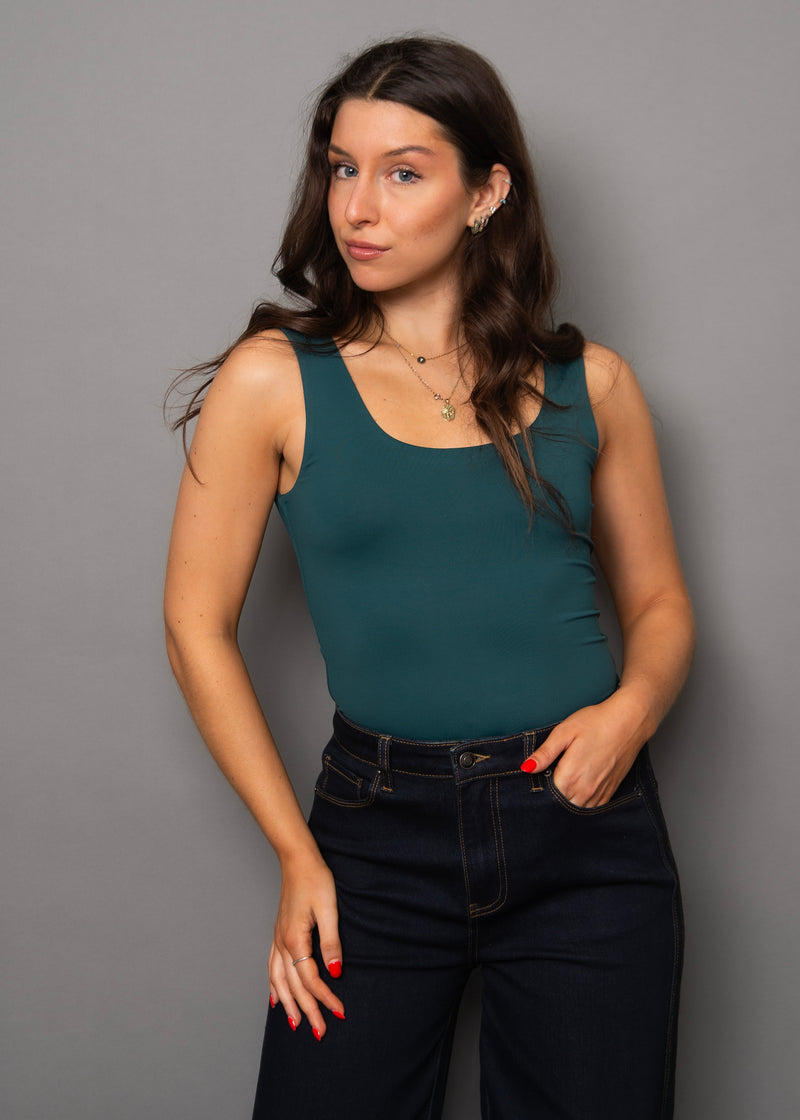 tanith tank topp | hunter green