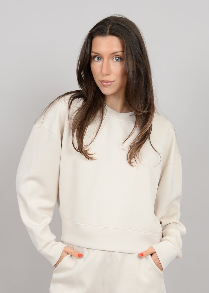 lucie scuba knit pullover | creamery