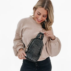 waverly woven sling bag | more colors