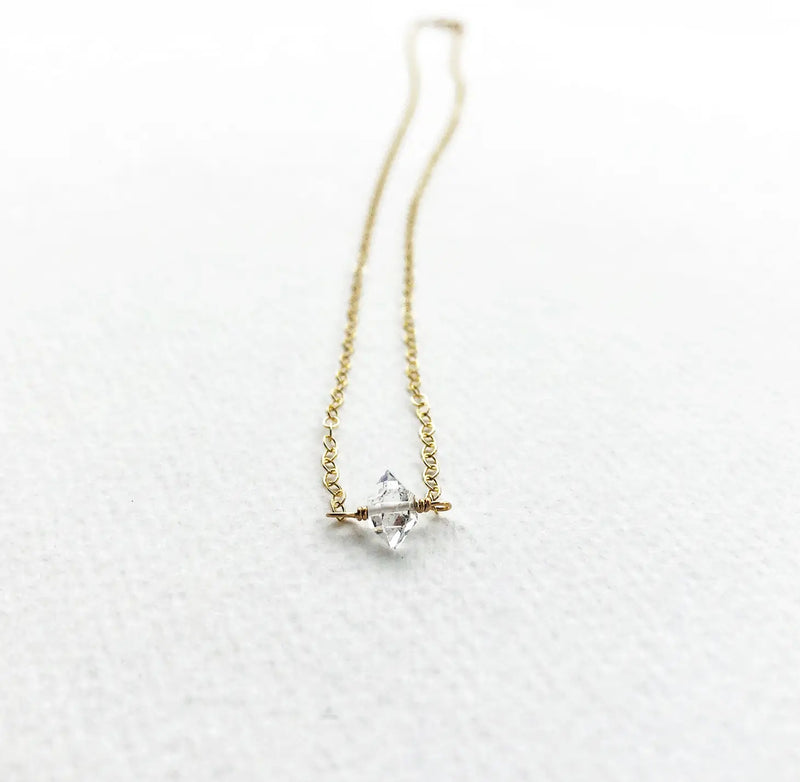 herkimer diamond necklace
