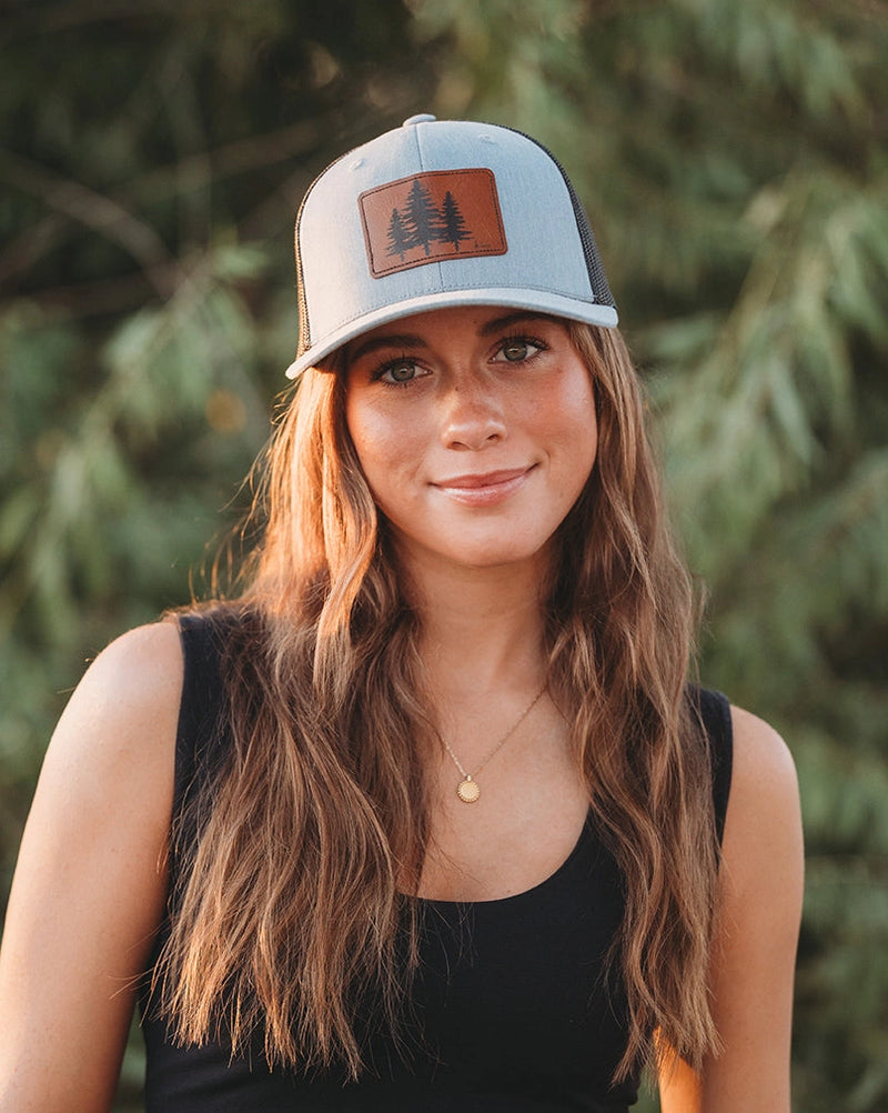 3 pines trucker hat | gray