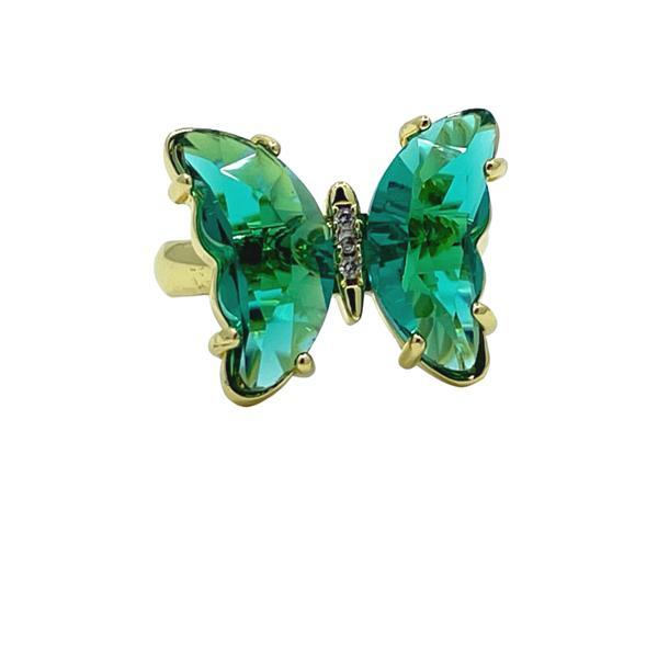 glass butterfly ring | more colors