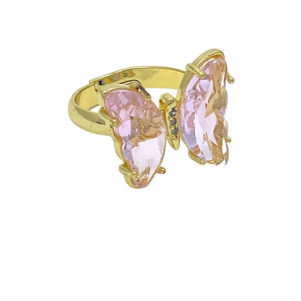 glass butterfly ring | more colors