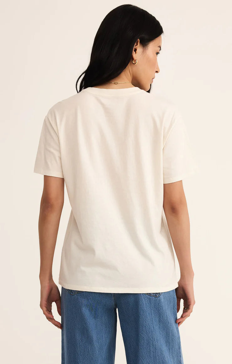 flag boyfriend tee | sea salt