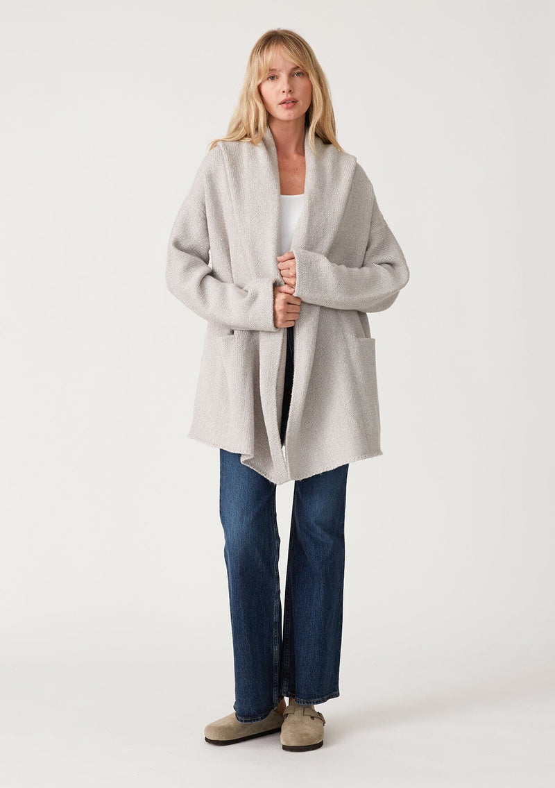 haydon sweater coat | h.grey