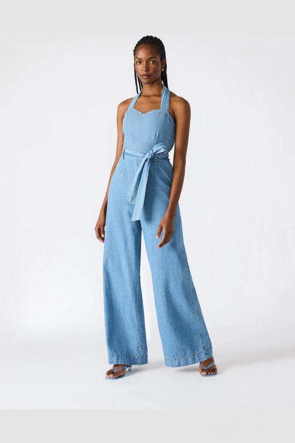 artie halter jumpsuit | bijou blue