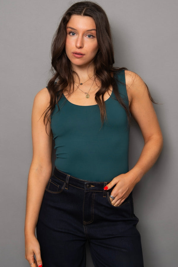 tanith tank topp | hunter green