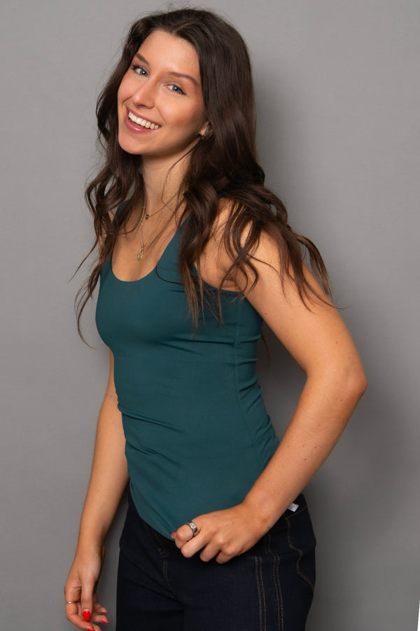 tanith tank topp | hunter green