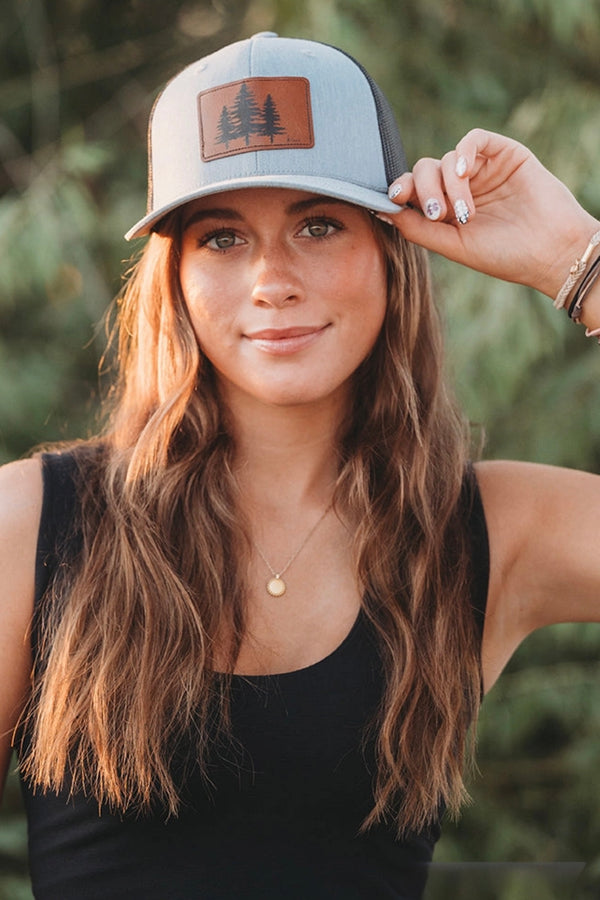 3 pines trucker hat | gray