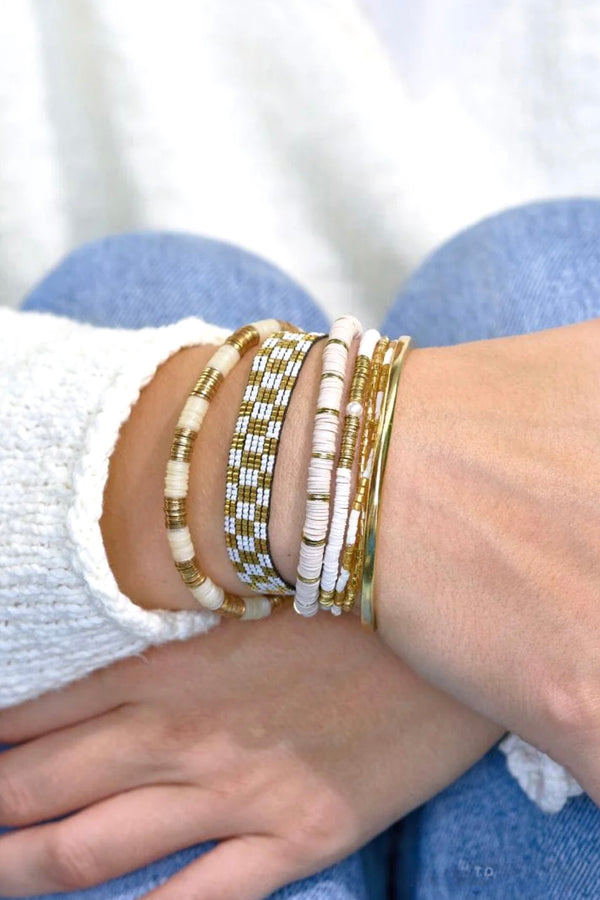 gold digger bracelet stack