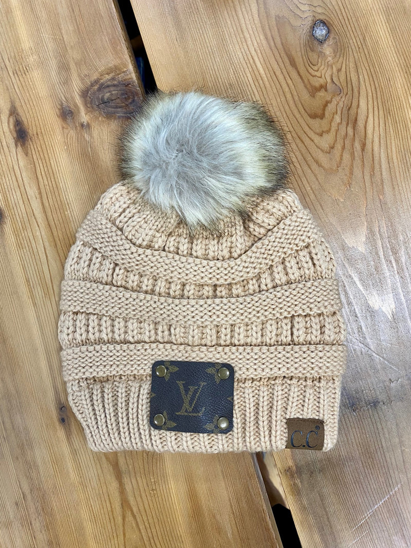 louis vuitton hats with a pom-pom