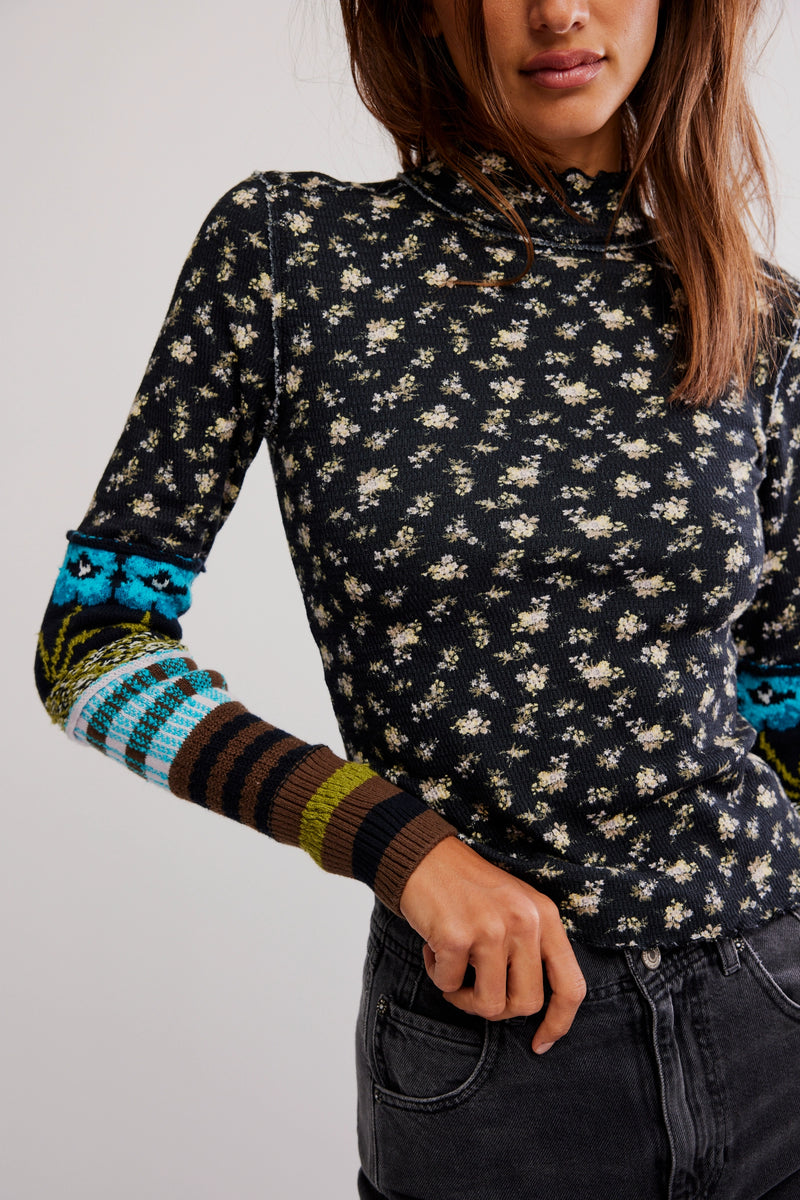 bold bowery cuff top | night combo