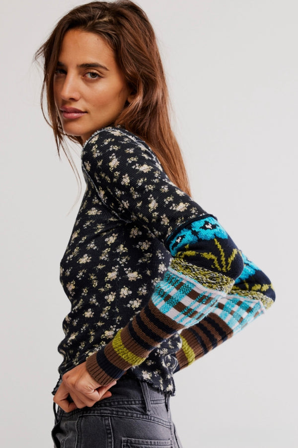 bold bowery cuff top | night combo