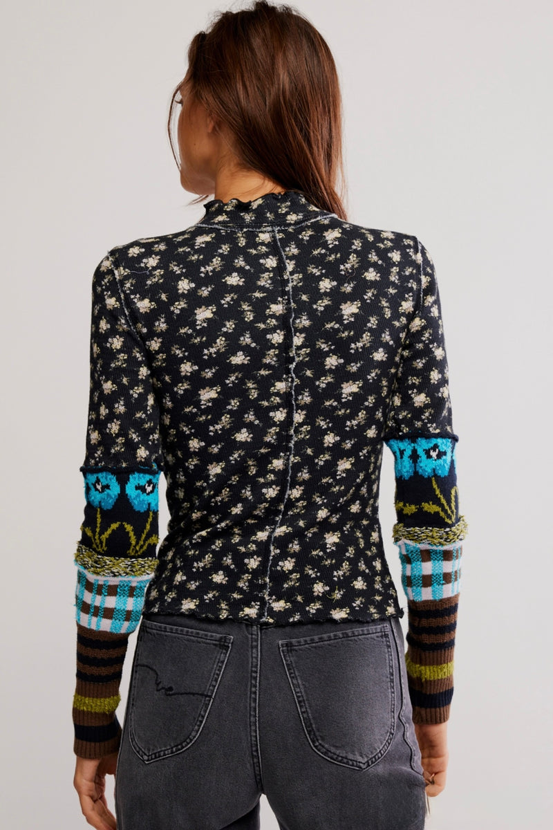 bold bowery cuff top | night combo