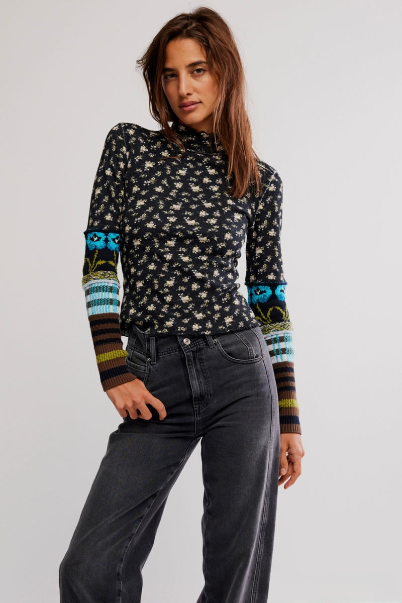 bold bowery cuff top | night combo
