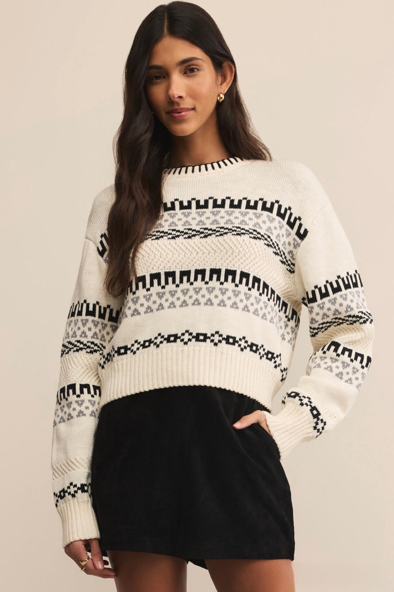 perci sweater | crystal