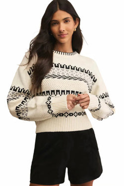 perci sweater | crystal