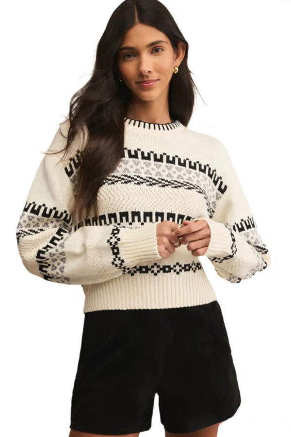 perci sweater | crystal