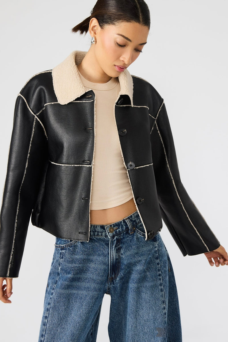 tilia coat | black