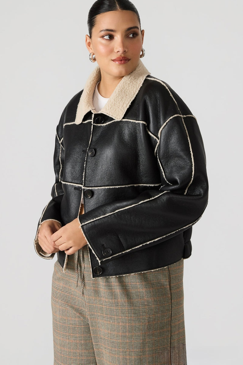 tilia coat | black