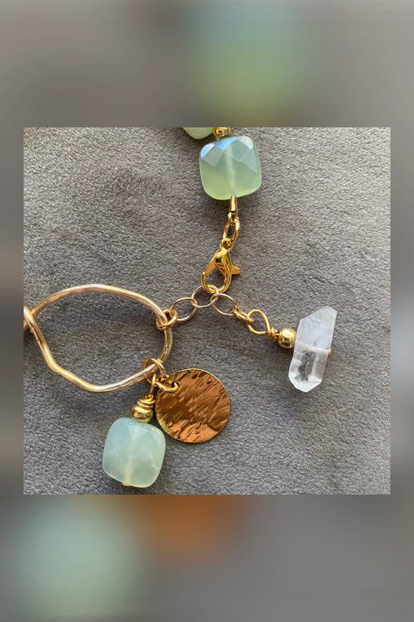 jade & serpentine bracelet