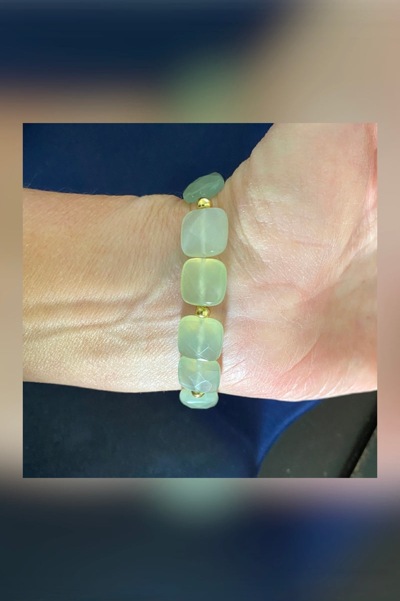 jade & serpentine bracelet