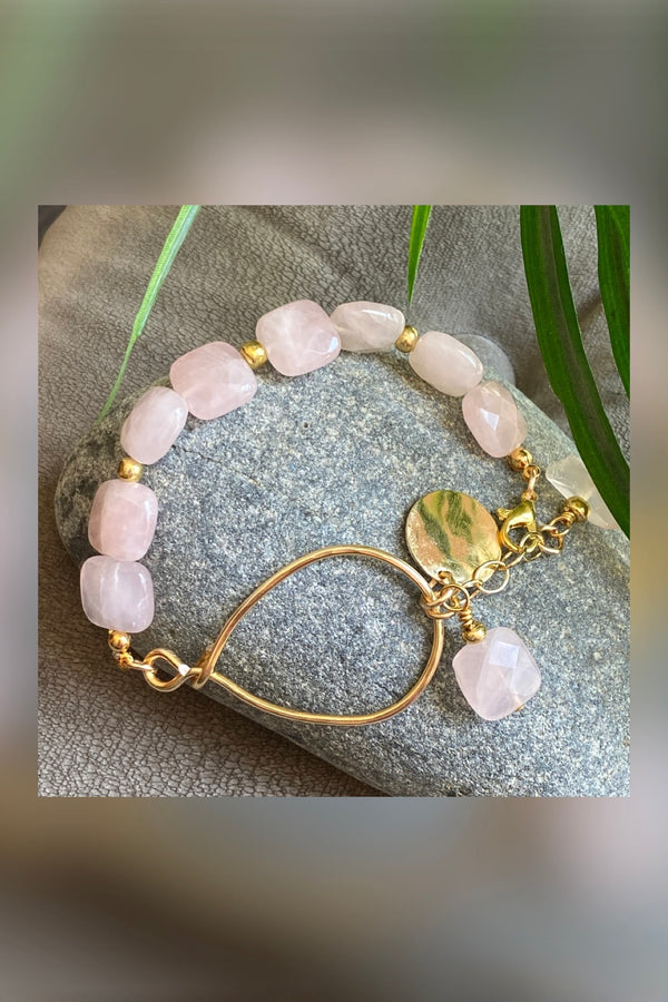 rose quartz bracelet