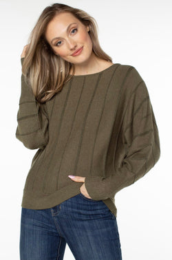 myrtle dolman stripe sweater