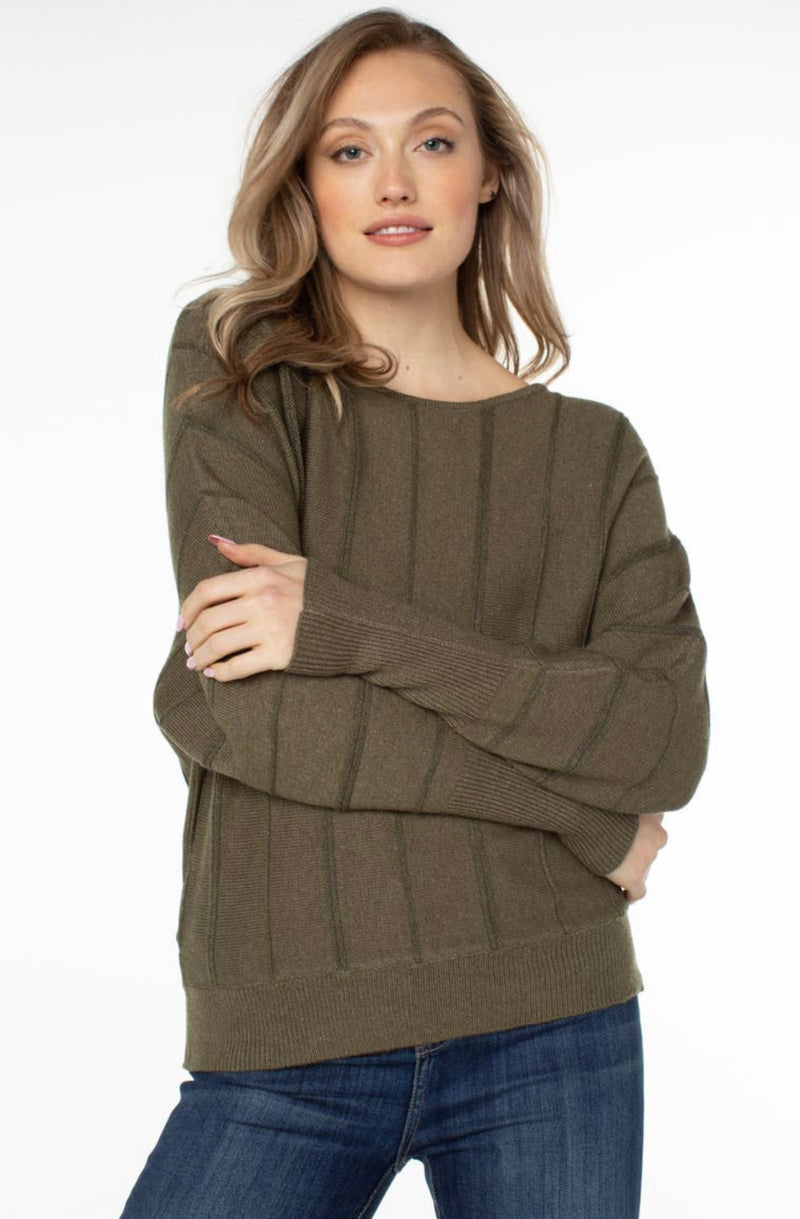 myrtle dolman stripe sweater