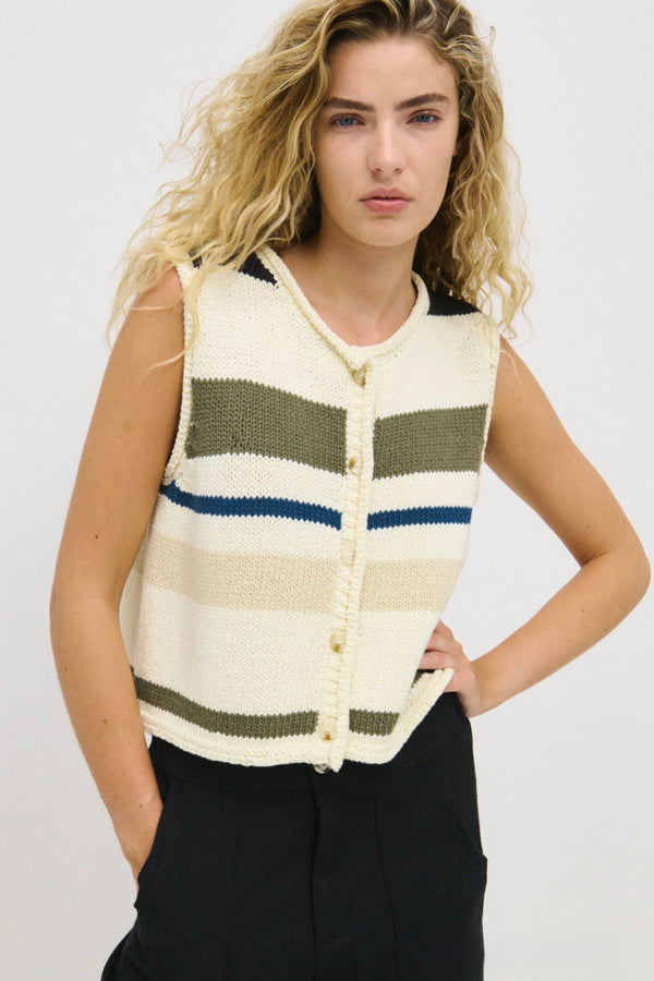 raya stripe vest