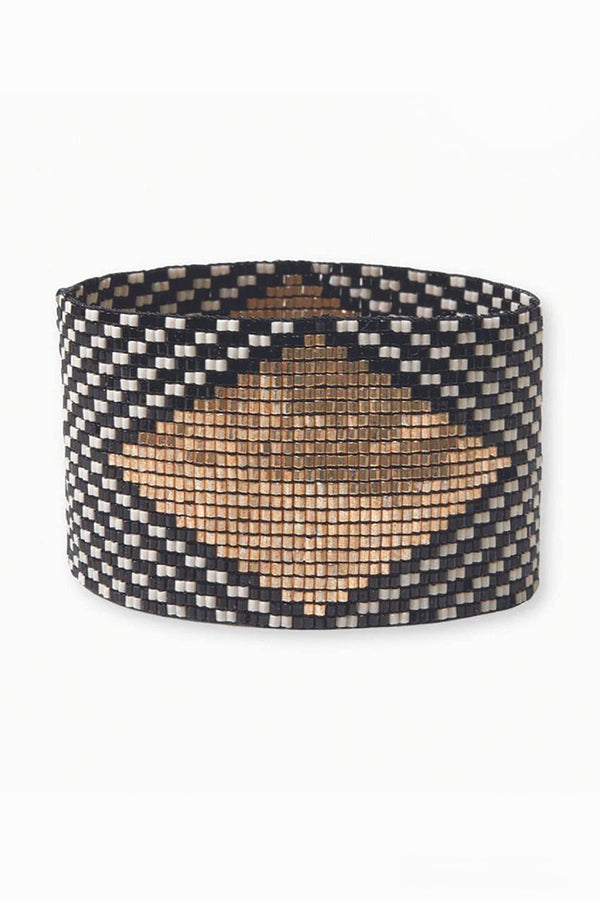 brooklyn diamond beaded bracelet