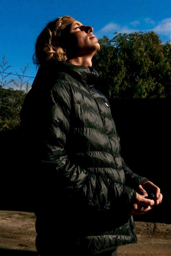 pacific packable eco puff jacket | black